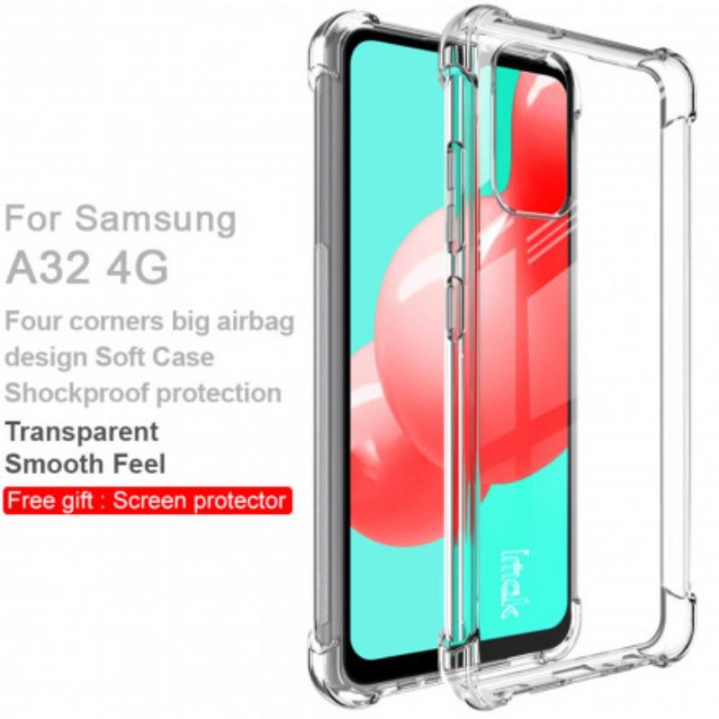 Capa Para Samsung Galaxy A32 Imak Sedoso Transparente