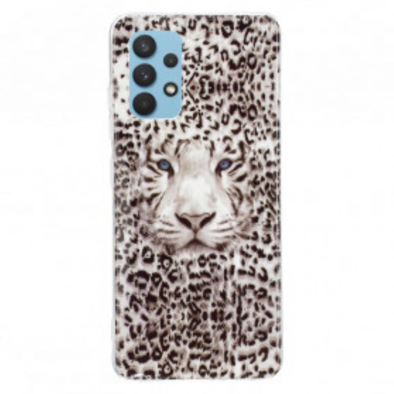 Capa Para Samsung Galaxy A32 Leopardo Fluorescente