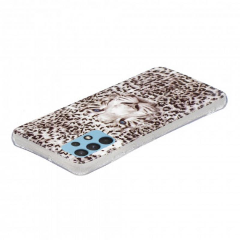 Capa Para Samsung Galaxy A32 Leopardo Fluorescente