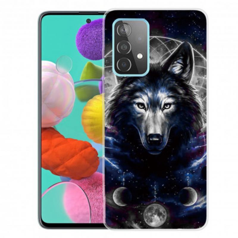 Capa Para Samsung Galaxy A32 Lobo Flexível