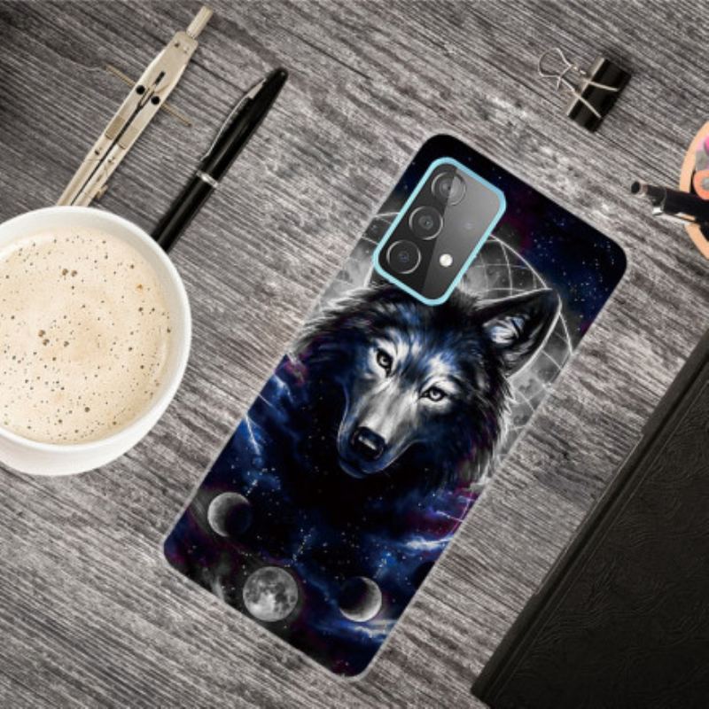 Capa Para Samsung Galaxy A32 Lobo Flexível