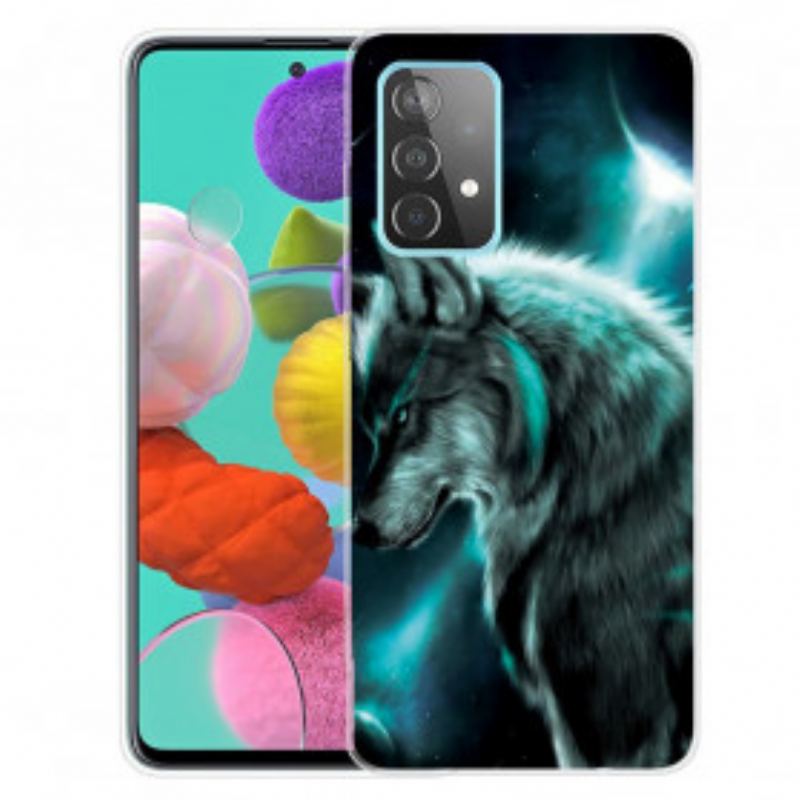 Capa Para Samsung Galaxy A32 Lobo Real