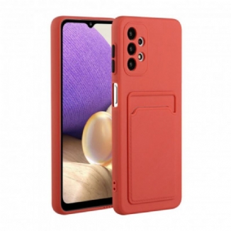 Capa Para Samsung Galaxy A32 Titular De Cartão De Silicone