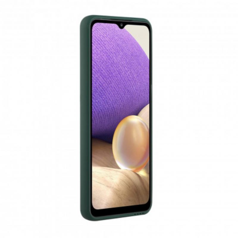 Capa Para Samsung Galaxy A32 Titular De Cartão De Silicone