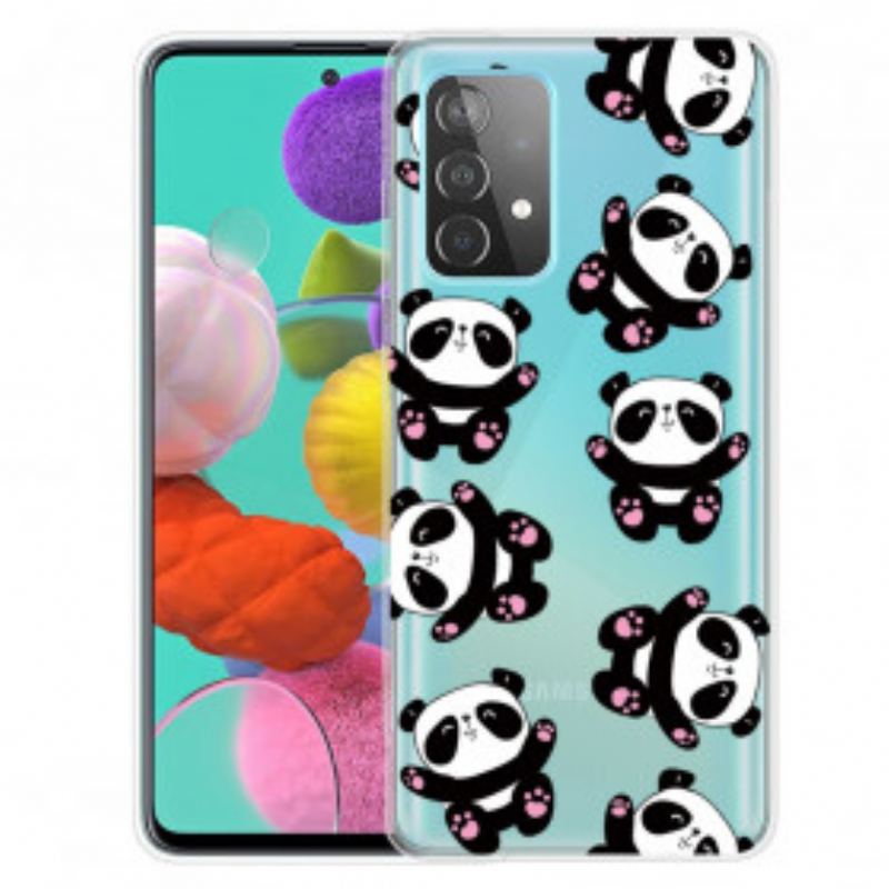 Capa Para Samsung Galaxy A32 Top Pandas Divertidos