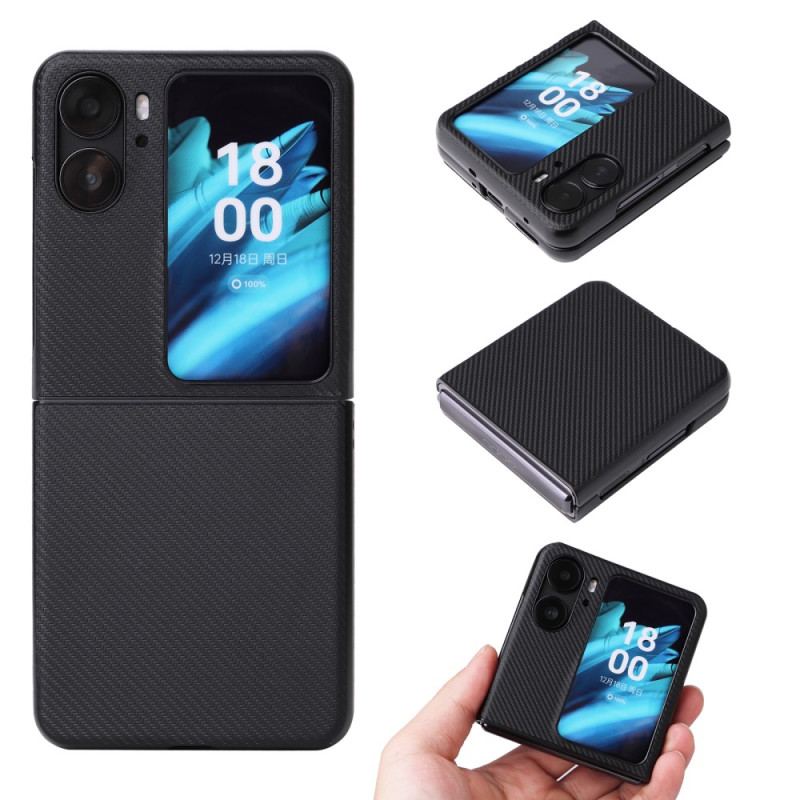 Capa De Celular Para Oppo Find N2 Flip De Couro Antiderrapante