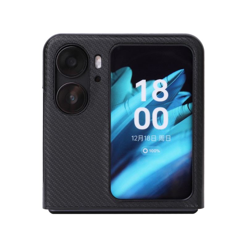 Capa De Celular Para Oppo Find N2 Flip De Couro Antiderrapante