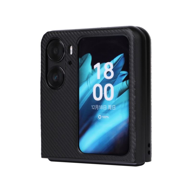 Capa De Celular Para Oppo Find N2 Flip De Couro Antiderrapante