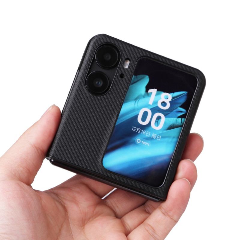 Capa De Celular Para Oppo Find N2 Flip De Couro Antiderrapante