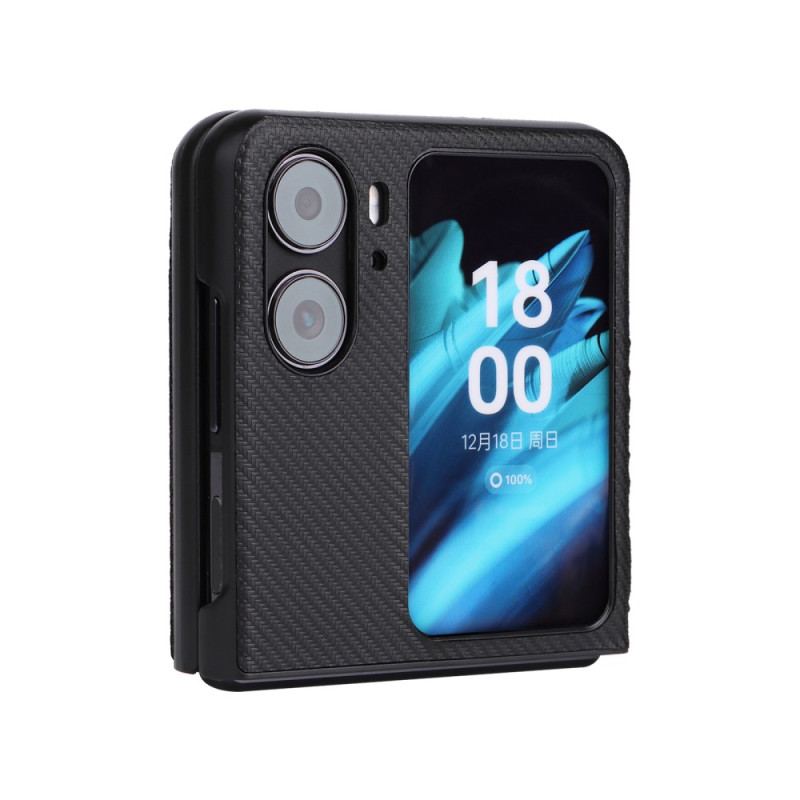 Capa De Celular Para Oppo Find N2 Flip De Couro Antiderrapante