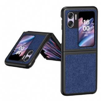 Capa De Celular Para Oppo Find N2 Flip De Couro Couro Sintético De Lichia