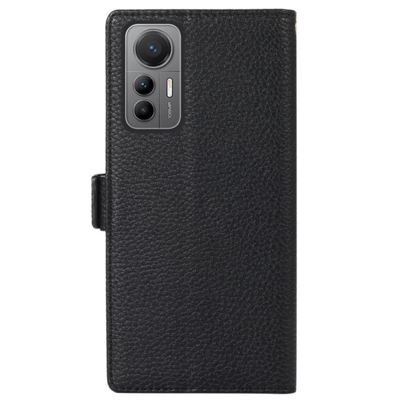 Capa De Celular Para Xiaomi 12 Lite Flip Bolsa Frontal E Cordão