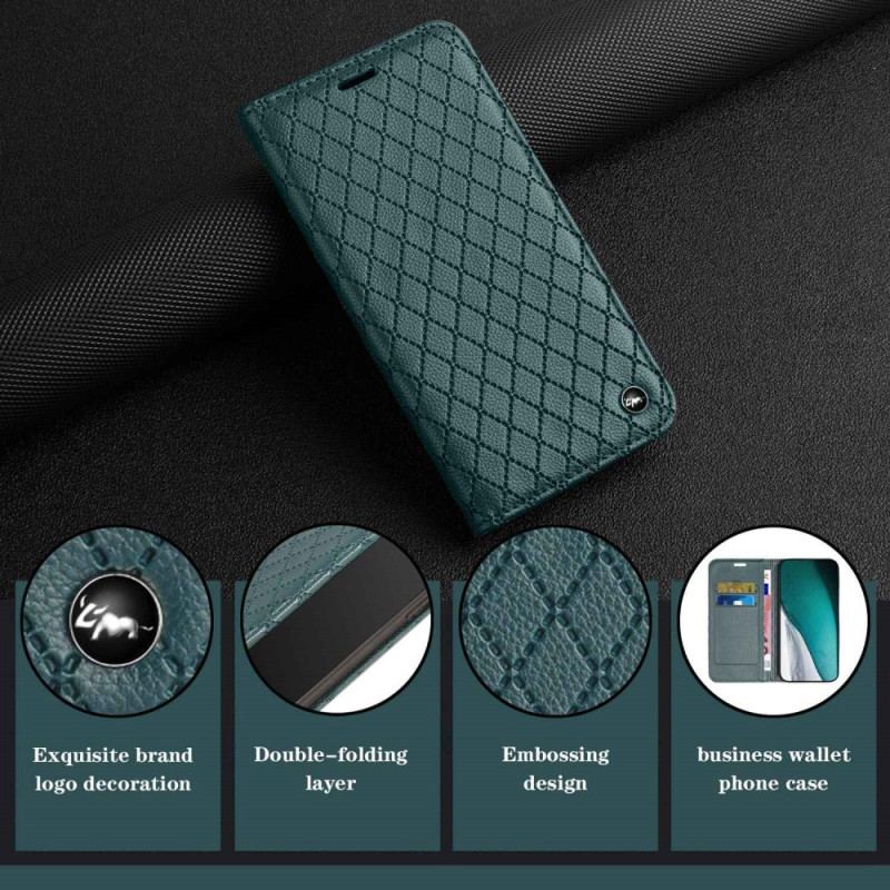 Capa De Celular Para Xiaomi 12 Lite Flip Diamantes Rfid