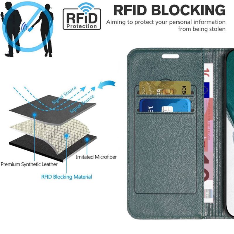 Capa De Celular Para Xiaomi 12 Lite Flip Diamantes Rfid