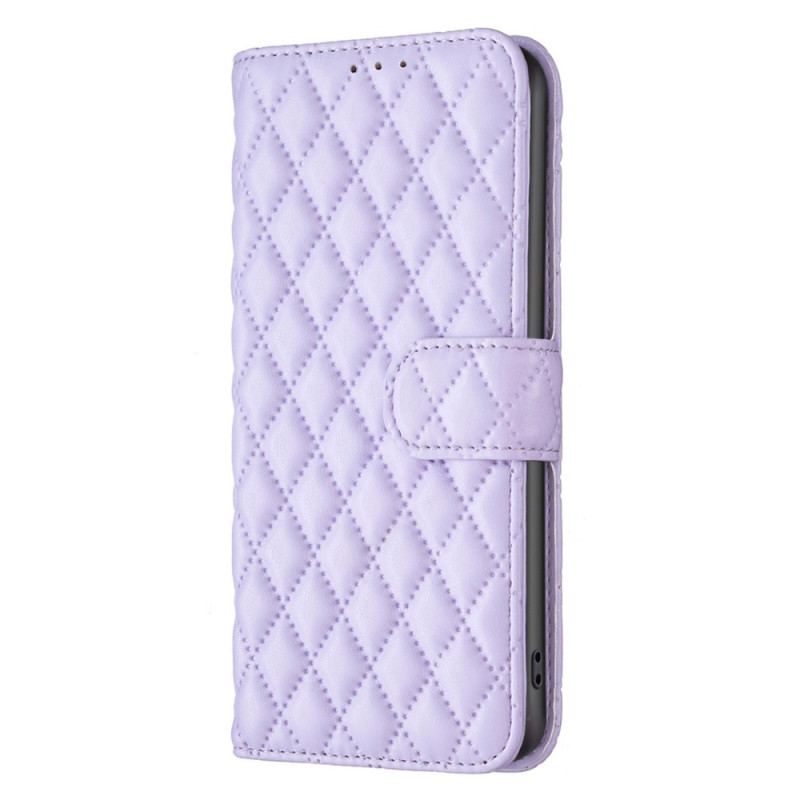 Capa De Couro Para Xiaomi 12 Lite Estilo Acolchoado Binfen Color