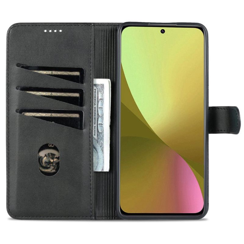 Capa De Couro Para Xiaomi 12 Lite Couro Sintético Azns