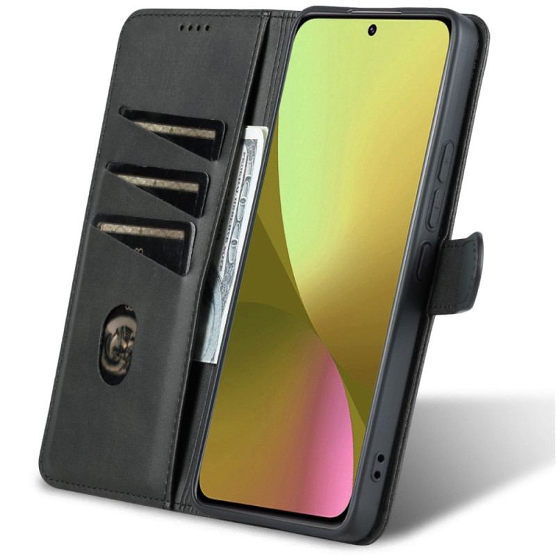 Capa De Couro Para Xiaomi 12 Lite Couro Sintético Azns