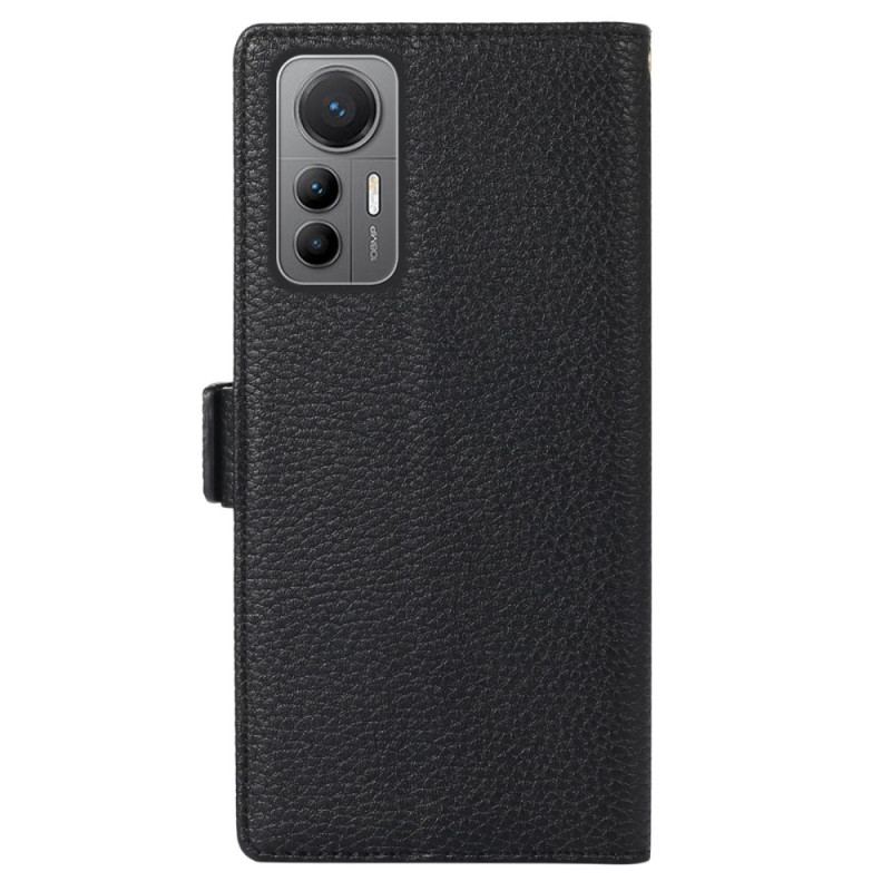 Capa De Couro Para Xiaomi 12 Lite Capa Tipo Carteira Carteira Destacável E Cordão