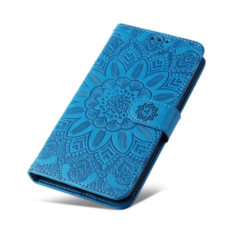 Capa Em Pele Para Xiaomi 12 Lite Mandala Completa