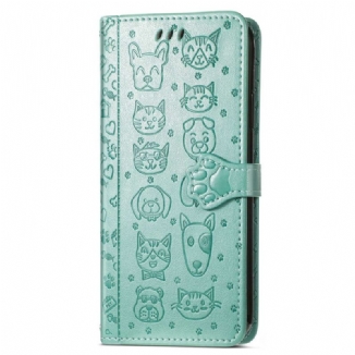 Capa Flip Para Xiaomi 12 Lite Animais Animados