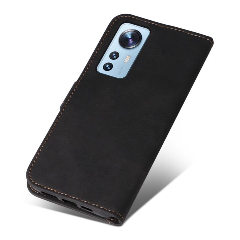 Capa Flip Para Xiaomi 12 Lite Dois Tons Com Alça