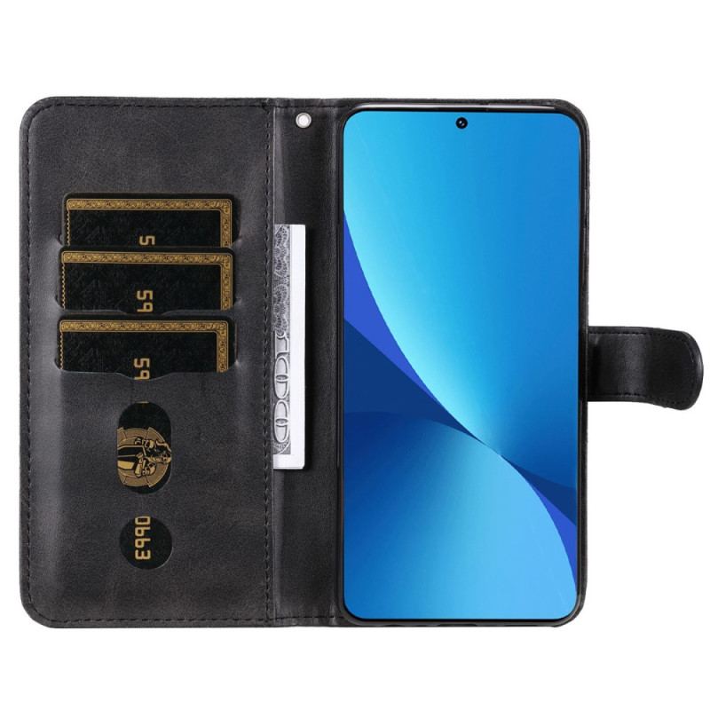 Capa Folio Para Xiaomi 12 Lite Carteira