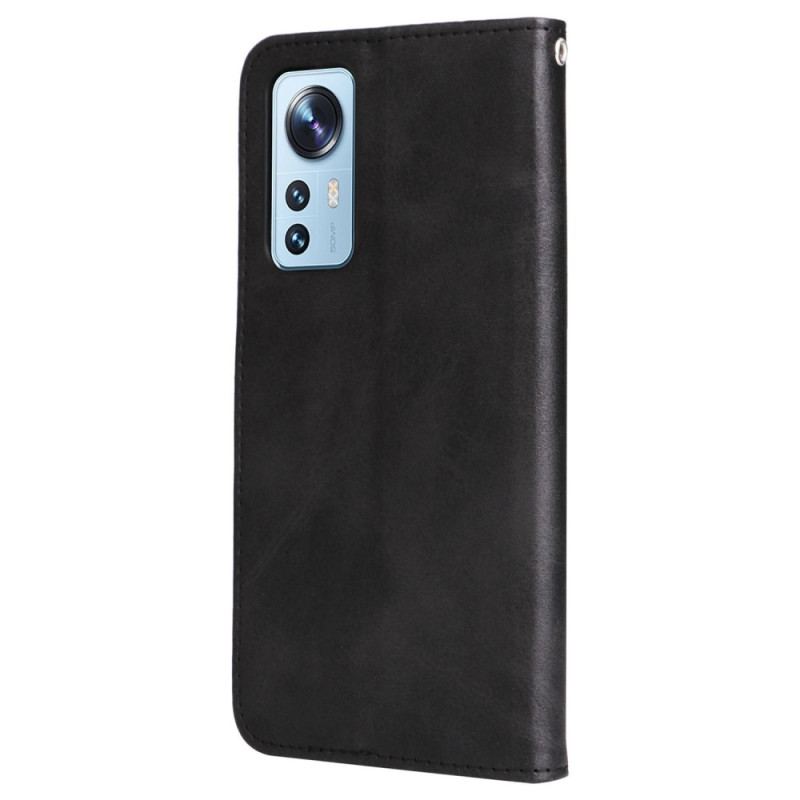 Capa Folio Para Xiaomi 12 Lite Carteira