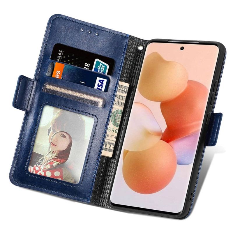 Capa Folio Para Xiaomi 12 Lite À Moda