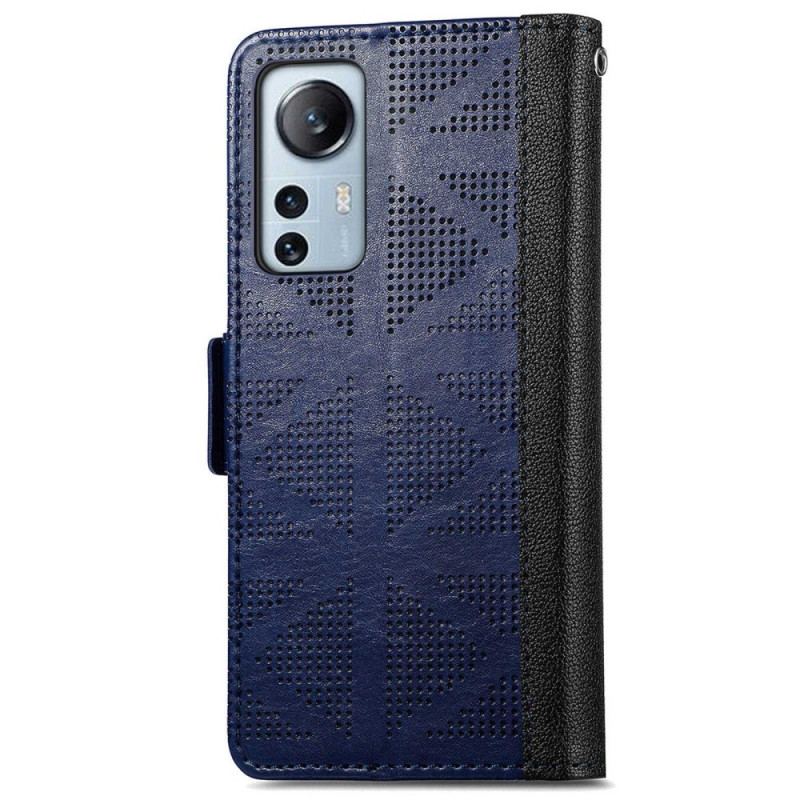 Capa Folio Para Xiaomi 12 Lite À Moda