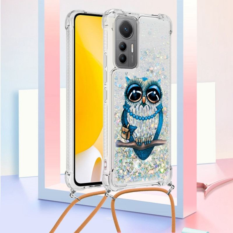 Capa Para Xiaomi 12 Lite De celular Cordão De Lantejoulas Mrs. Owl