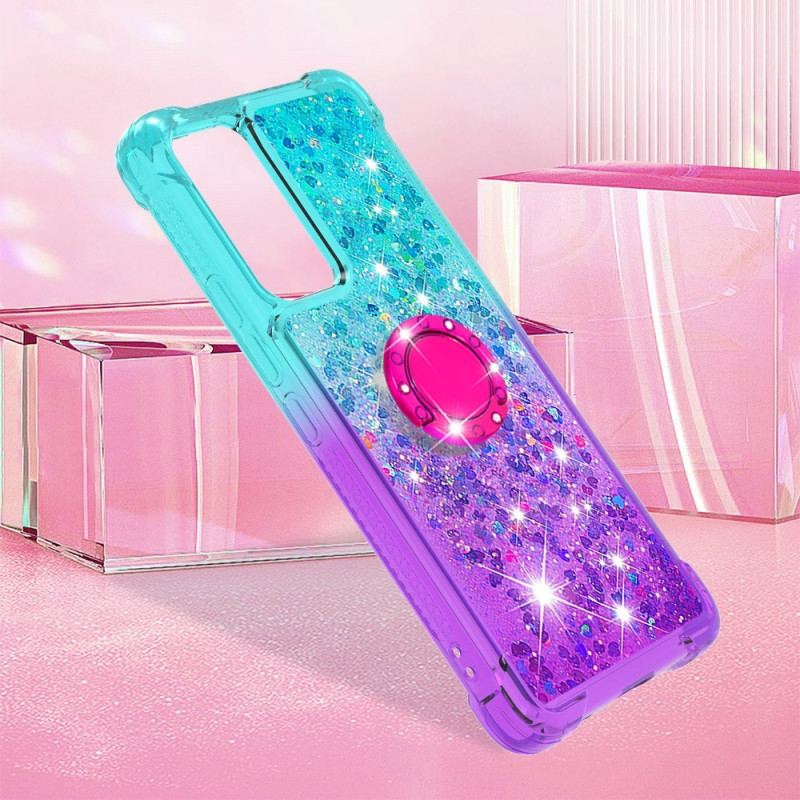 Capa Para Xiaomi 12 Lite Suporte De Anel Glitter