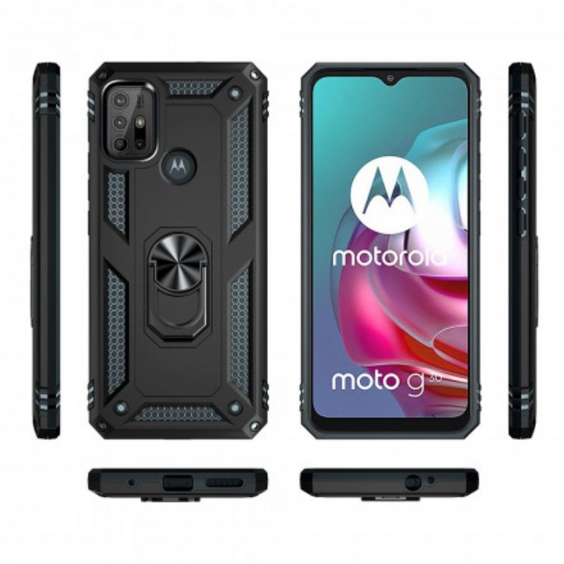 Capa De Celular Para Moto G30 / G10 Anel Premium