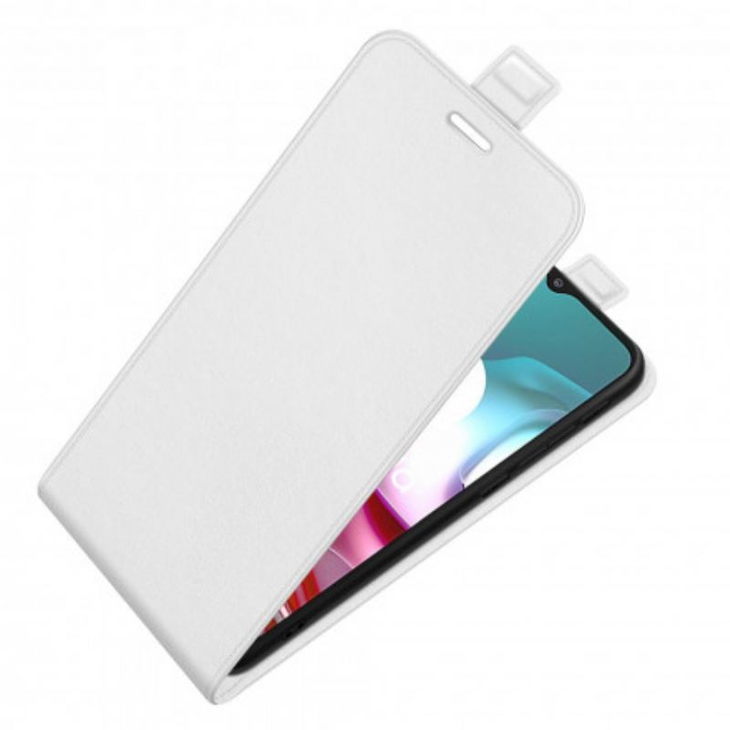 Capa Folio Para Moto G30 / G10 Flip Efeito De Couro Com Aba Vertical