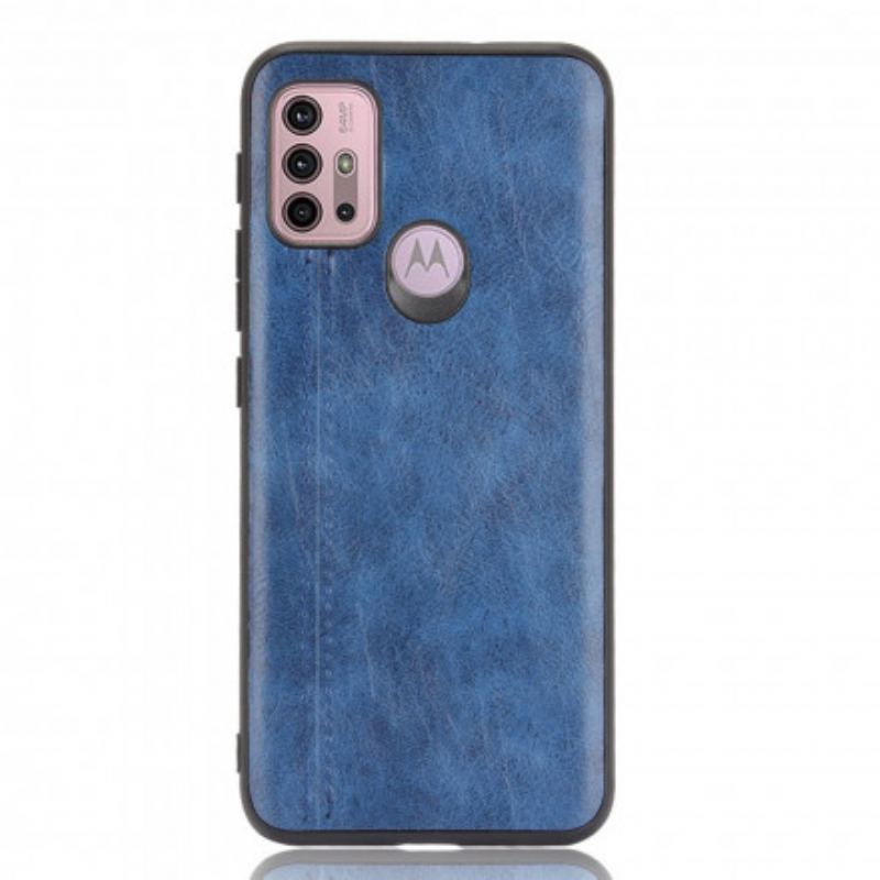 Capa Para Moto G30 / G10 Efeito Couro Couture