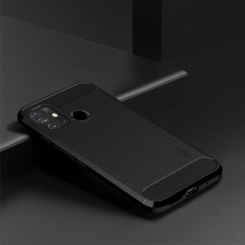 Capa Para Moto G30 / G10 Fibra De Carbono Escovada Mofi