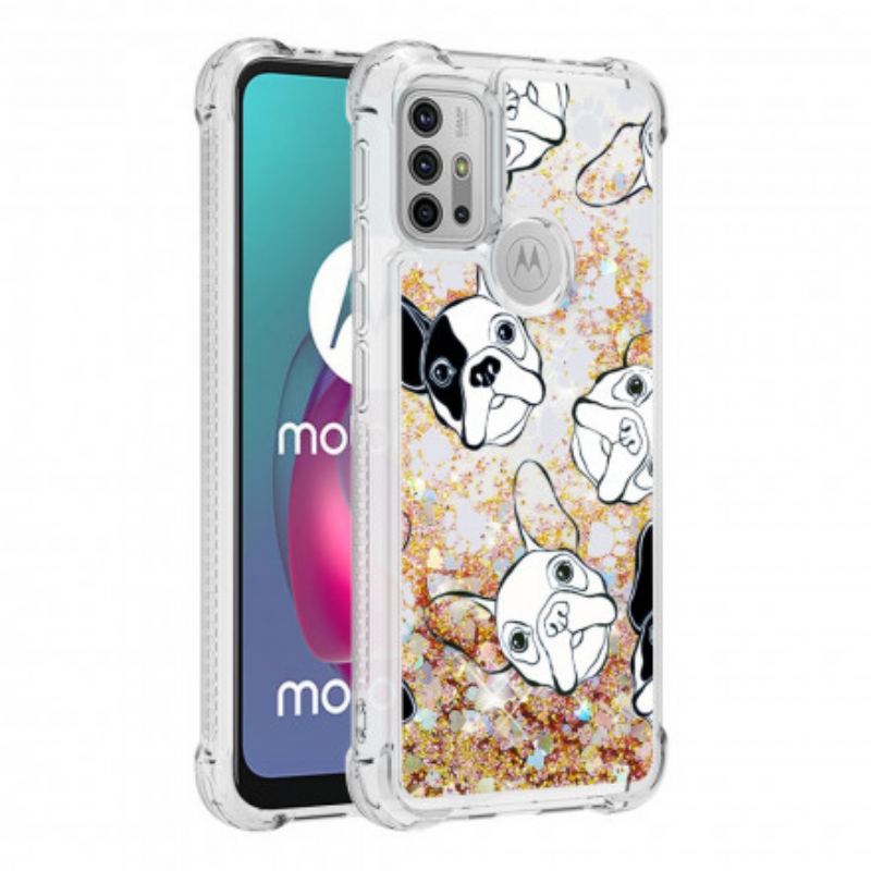 Capa Para Moto G30 / G10 Mr Dog Lantejoulas