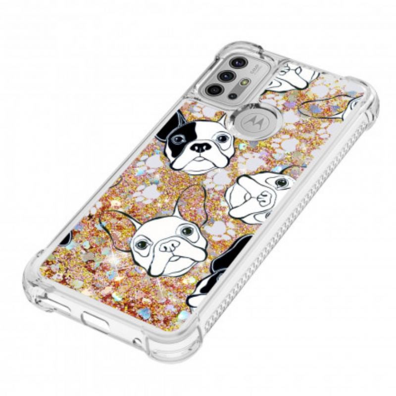 Capa Para Moto G30 / G10 Mr Dog Lantejoulas