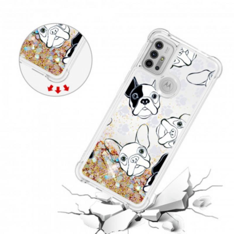 Capa Para Moto G30 / G10 Mr Dog Lantejoulas