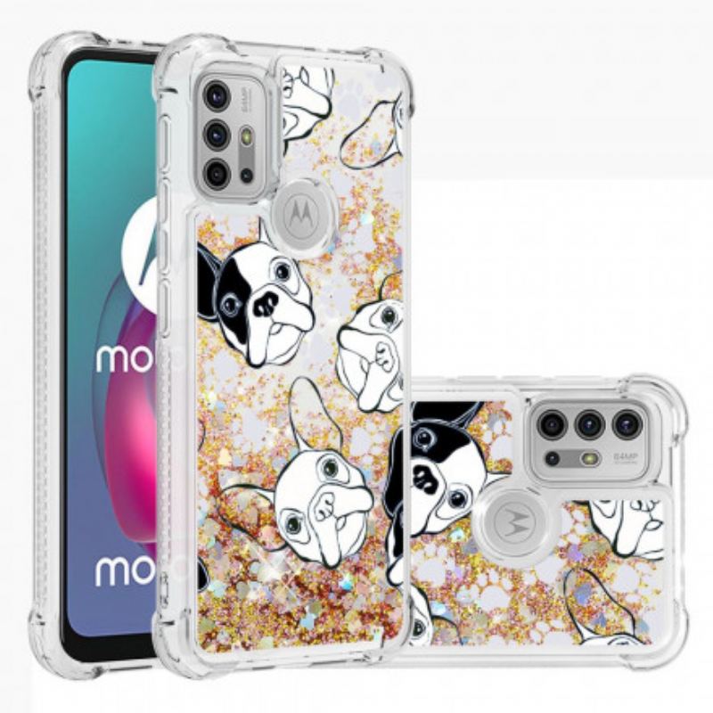 Capa Para Moto G30 / G10 Mr Dog Lantejoulas