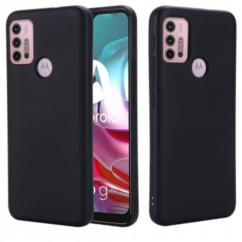 Capa Para Moto G30 / G10 Silicone Líquido Com Cordão