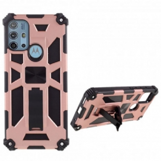 Capa Para Moto G30 / G10 Suporte Removível Bicolor