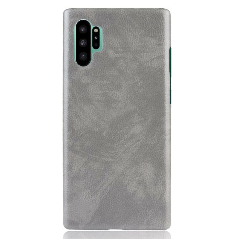 Capa De Celular Para Samsung Galaxy Note 10 Plus Clássico Efeito Couro Lichia