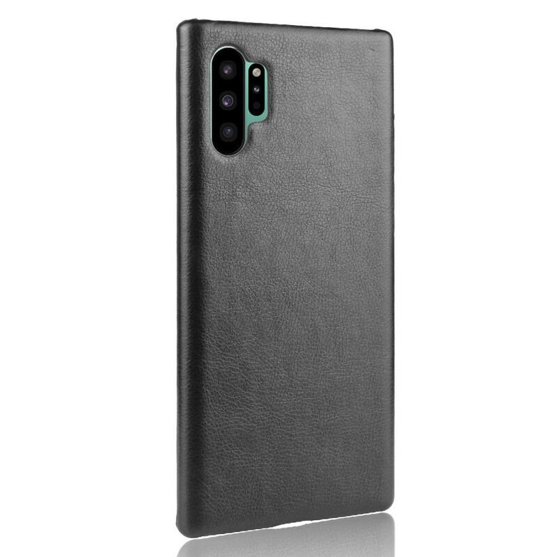 Capa De Celular Para Samsung Galaxy Note 10 Plus Clássico Efeito Couro Lichia