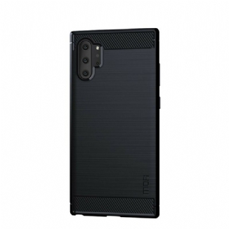 Capa De Celular Para Samsung Galaxy Note 10 Plus Fibra De Carbono Escovada Mofi