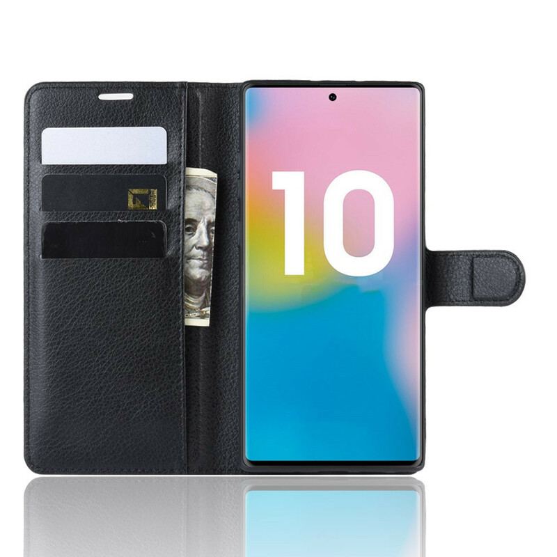 Capa Flip Para Samsung Galaxy Note 10 Plus Cores Clássicas