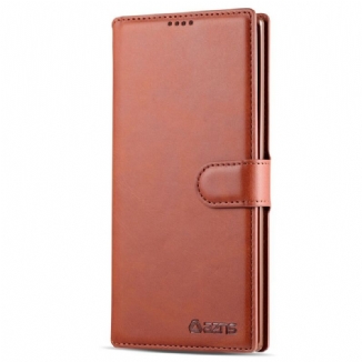 Capa Folio Para Samsung Galaxy Note 10 Plus Azns Retrô