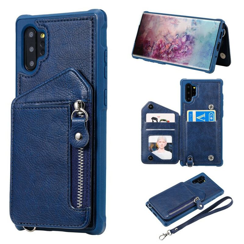 Capa Para Samsung Galaxy Note 10 Plus Capa Tipo Carteira Carteira Zip