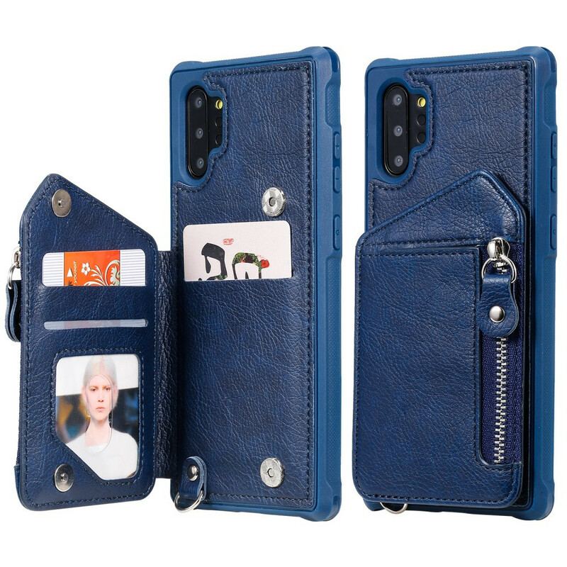 Capa Para Samsung Galaxy Note 10 Plus Capa Tipo Carteira Carteira Zip