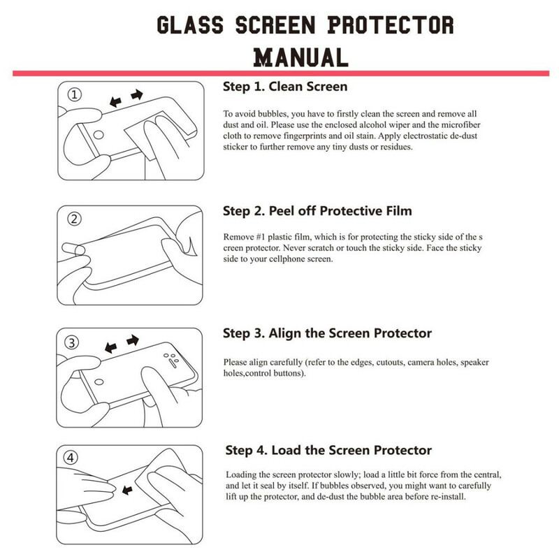 Proteção De Vidro Temperado Para Samsung Galaxy Note 10 Plus Hat Prince