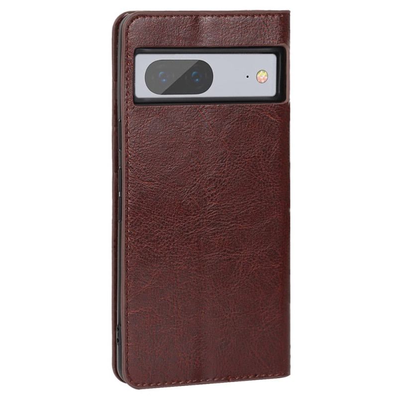 Capa De Celular Para Google Pixel 7 Flip Couro Legitimo